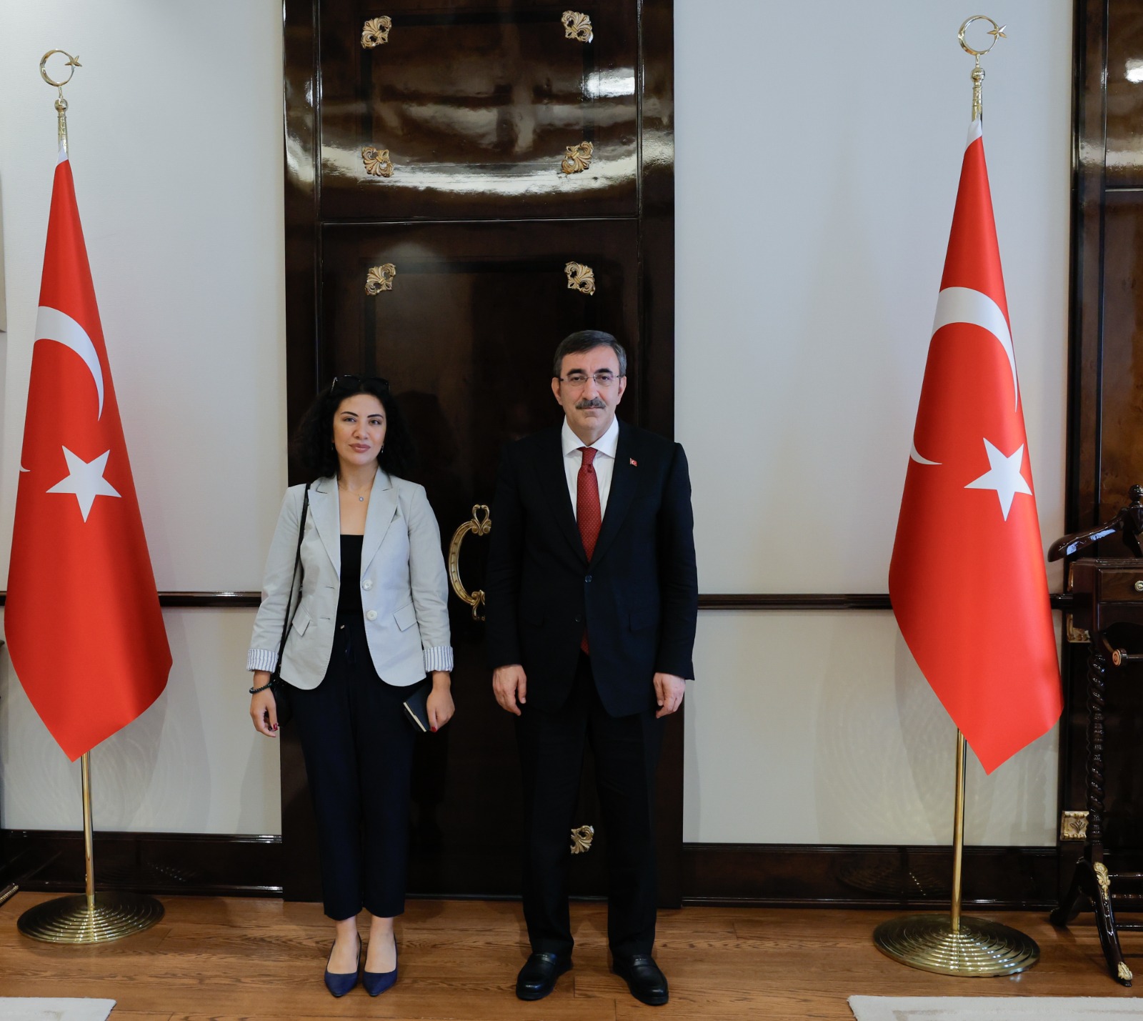 Cumhurbaşkanı Yardımcısı Cevdet Yılmaz’a KGK brifingi