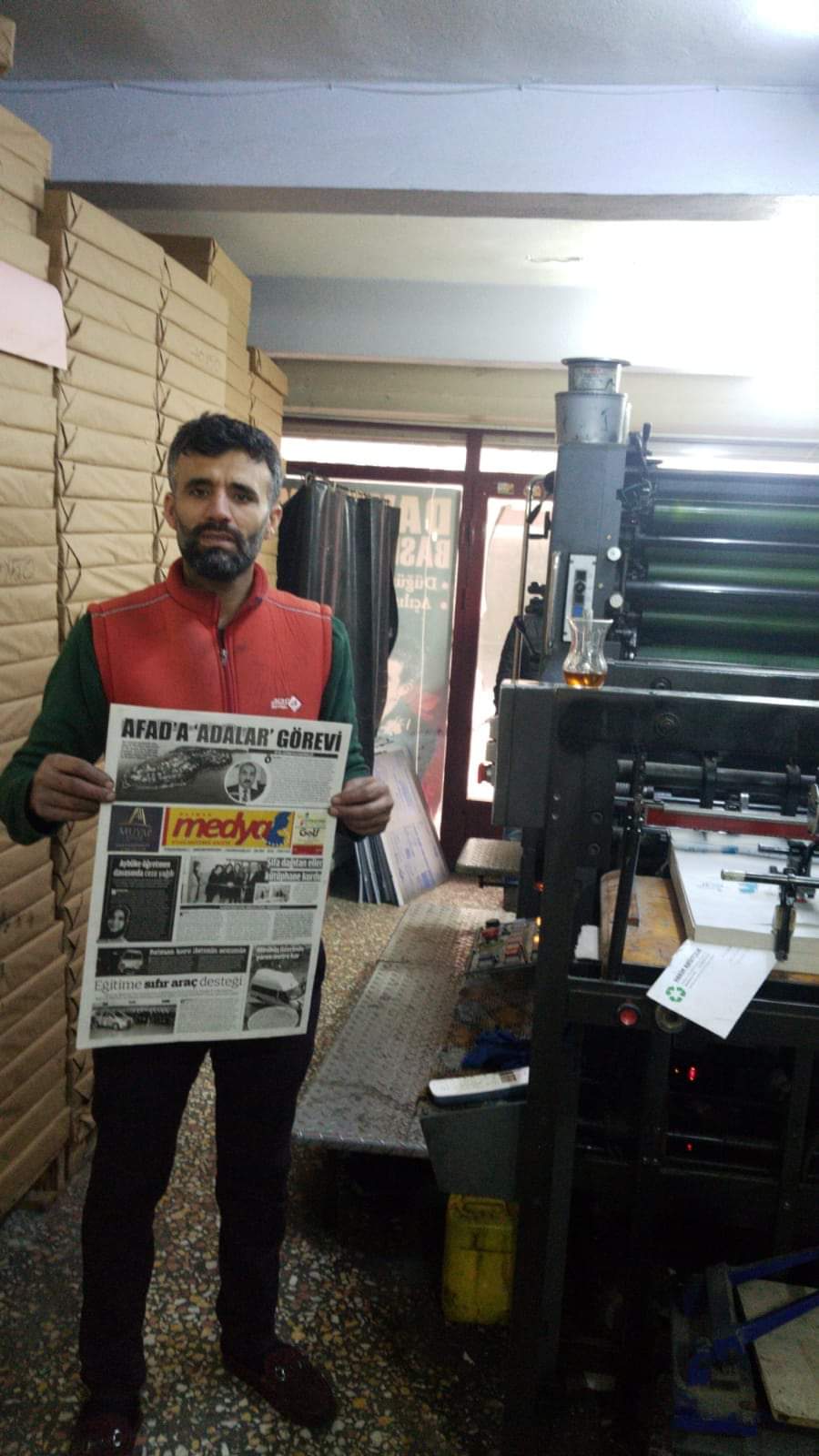 10 Yaşında matbaayla tanıştı