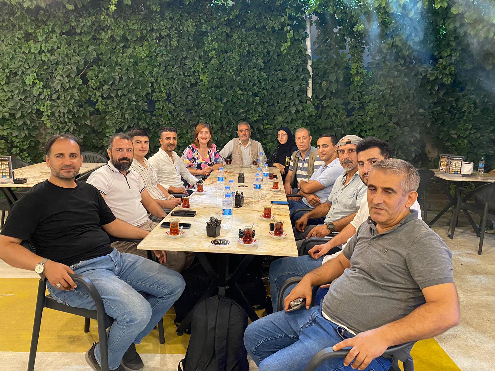 Cadde Künefe, saha muhabirlerini ağırladı