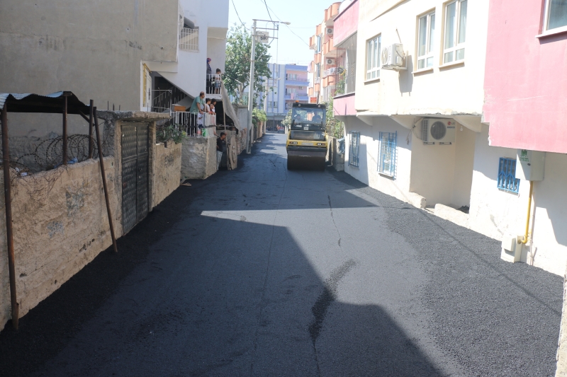 Cudi’de sokaklar asfaltlanıyor