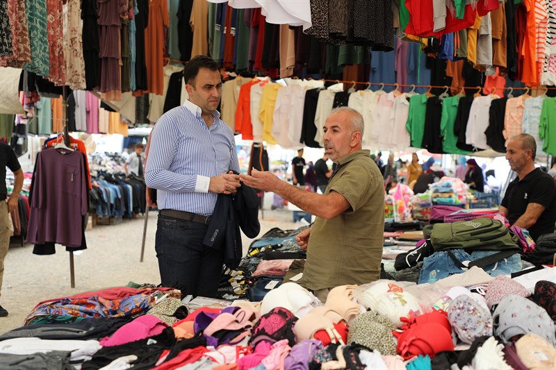 Esnaf ziyaretlerine devam ediyor