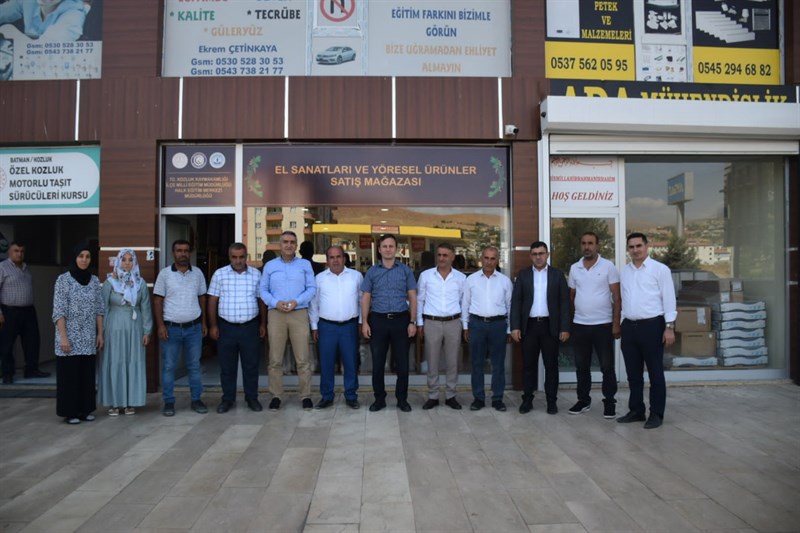 Kaya tuzu üreticileriyle görüştü