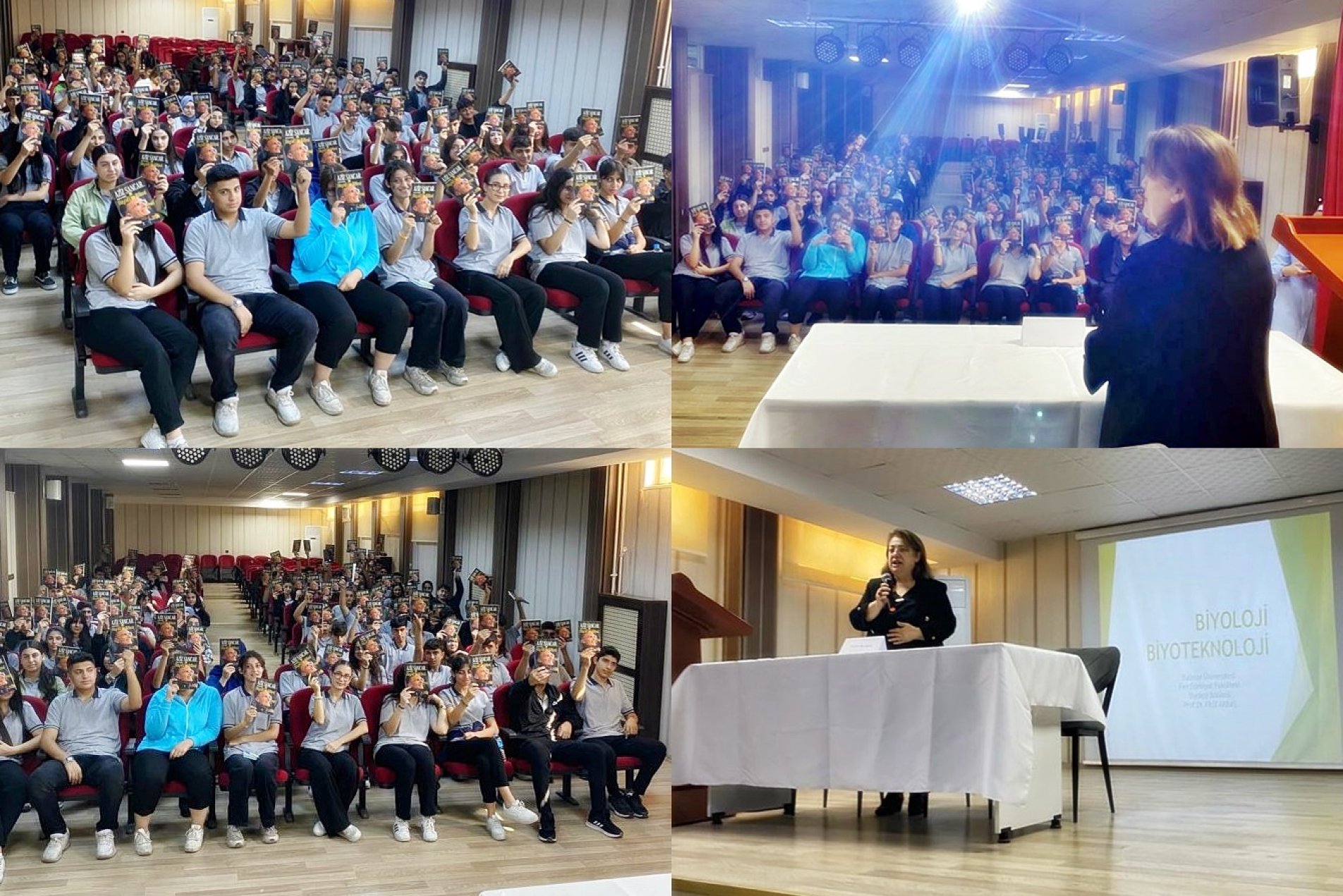 Lise öğrencilerine ‘biyoteknoloji’ eğitimi
