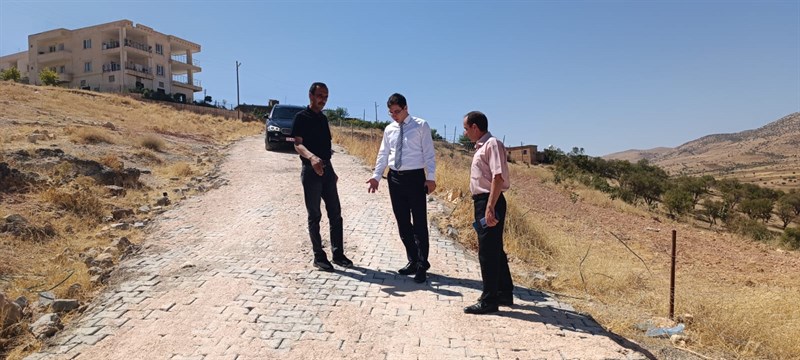 Öztaş, çalışmaları yerinde inceledi