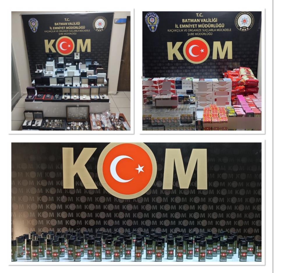 Binlerce gümrük kaçağı ürün ele geçirildi
