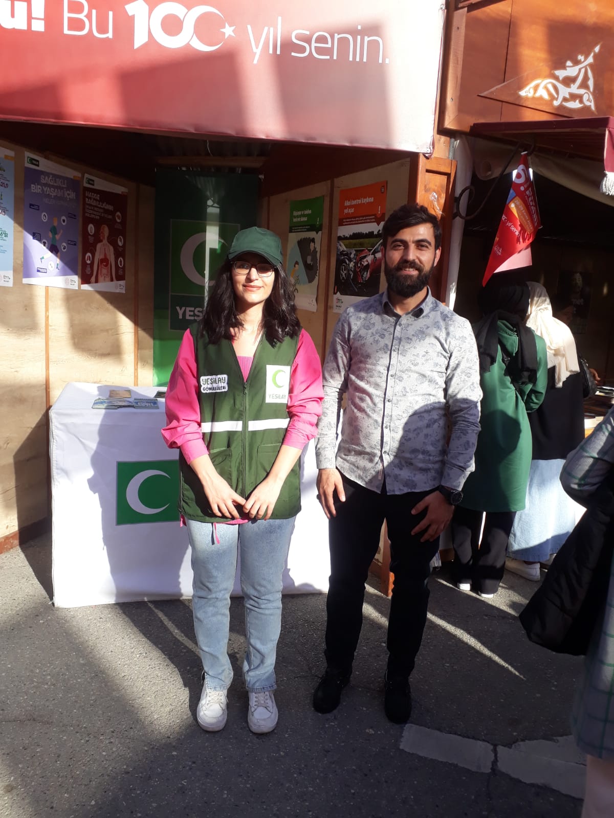 Fuarda Yeşilay’ı tanıttılar