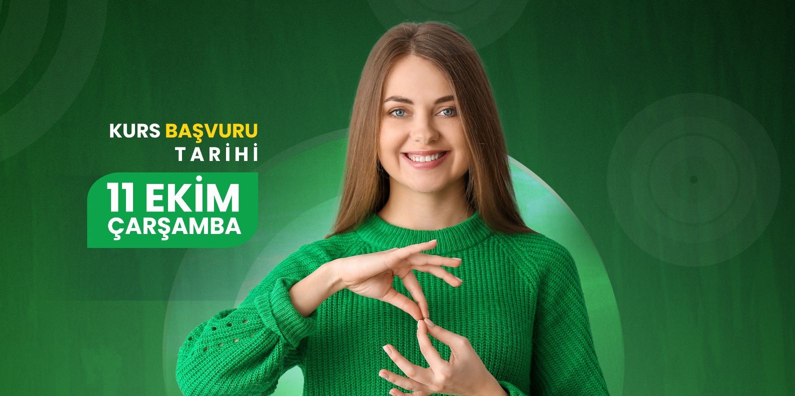 İşaret dili kayıtları başladı