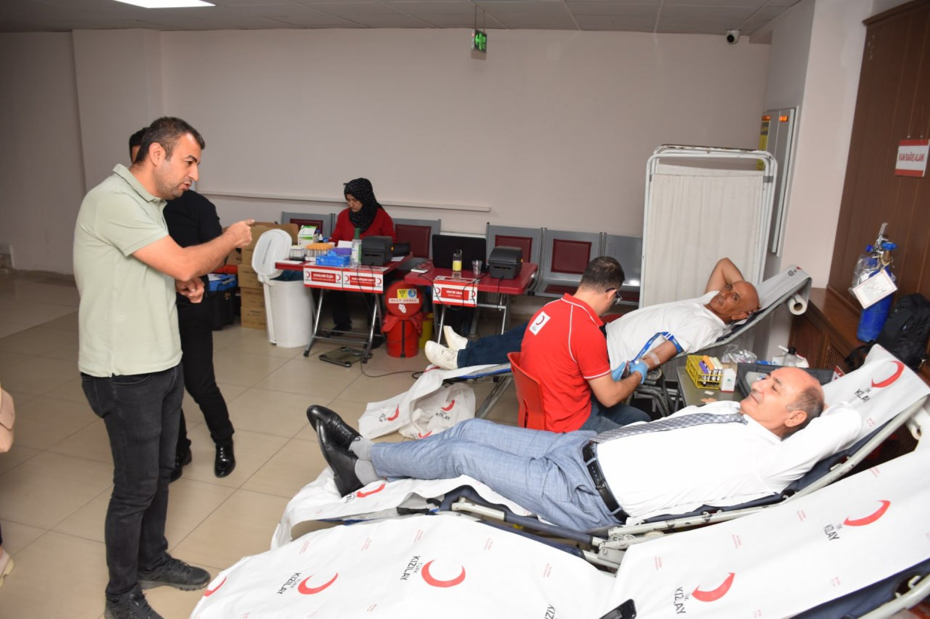 Kan bağışında bulundular