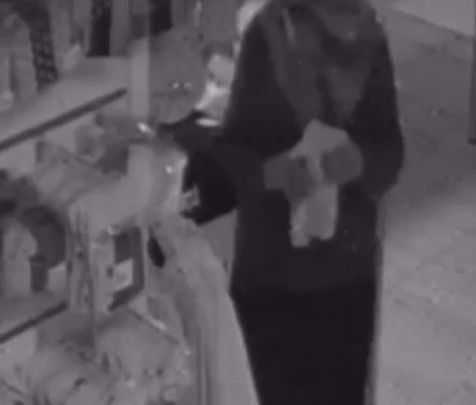 Mağazadan elbise çaldı