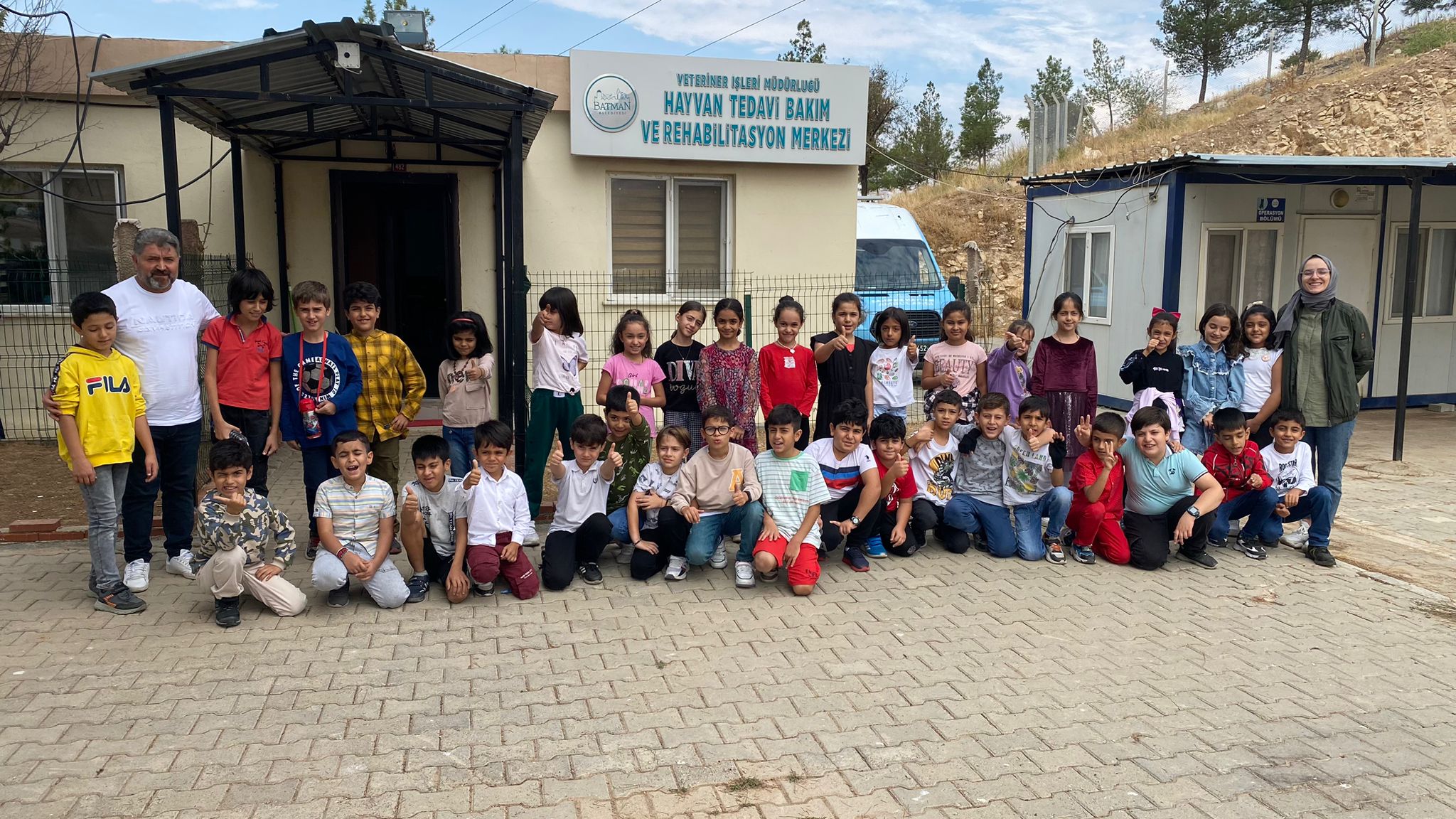 Miniklerden, Hayvan Bakım Merkezine ziyaret