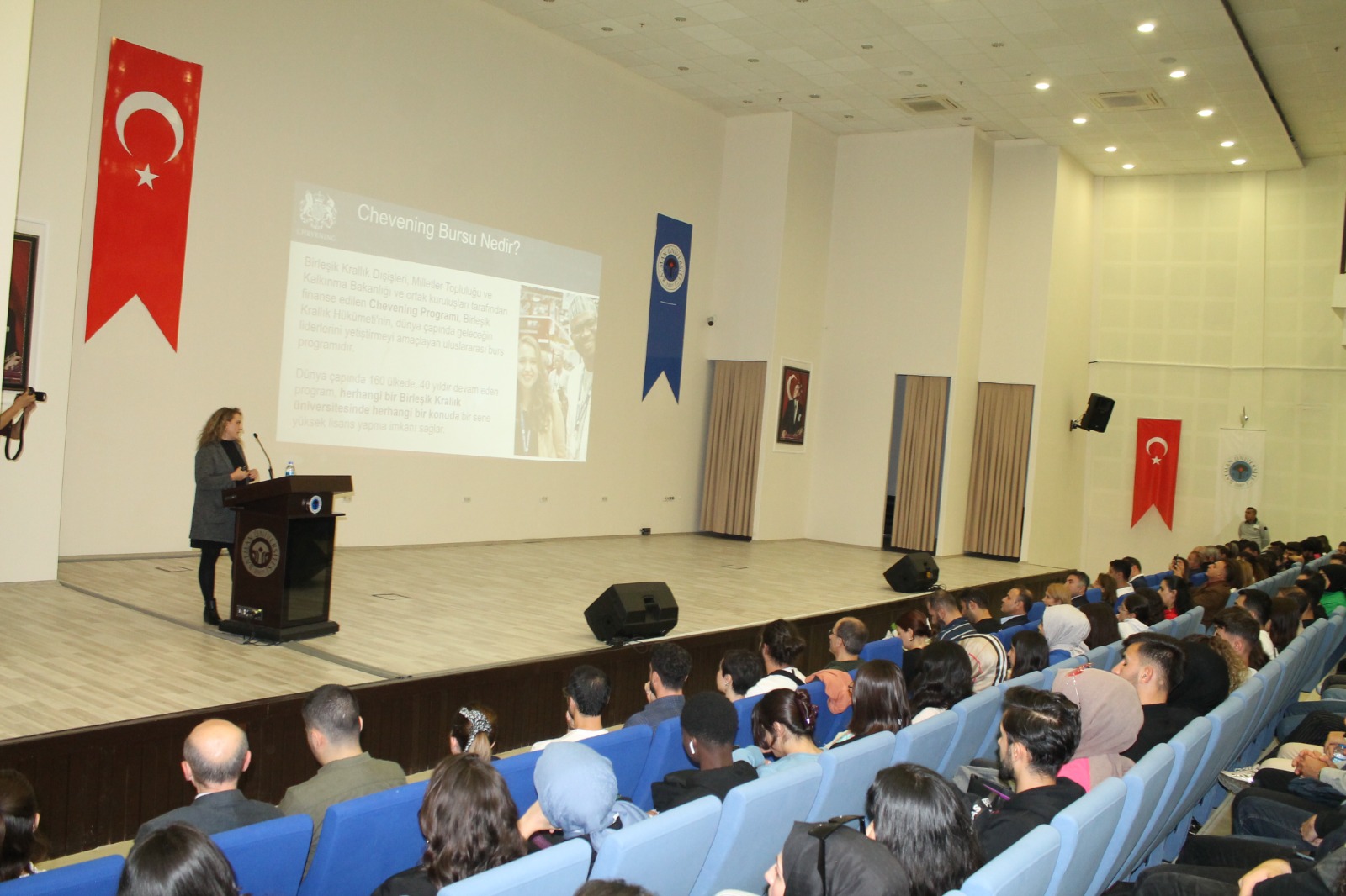 Öğrencilere Chevening bursu tanıtıldı