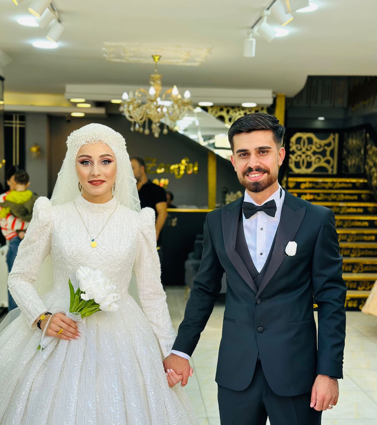 Onat ve Yılmaz ailelerinin mutlu günü