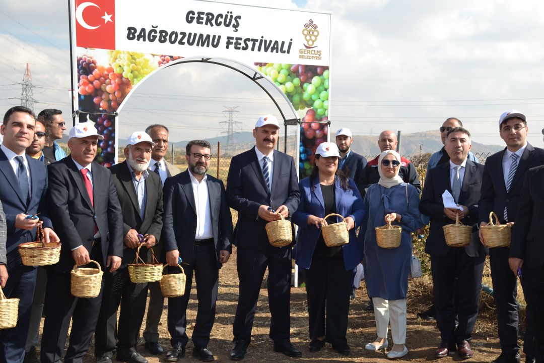 Üzüm diyarında bağ bozumu festivali