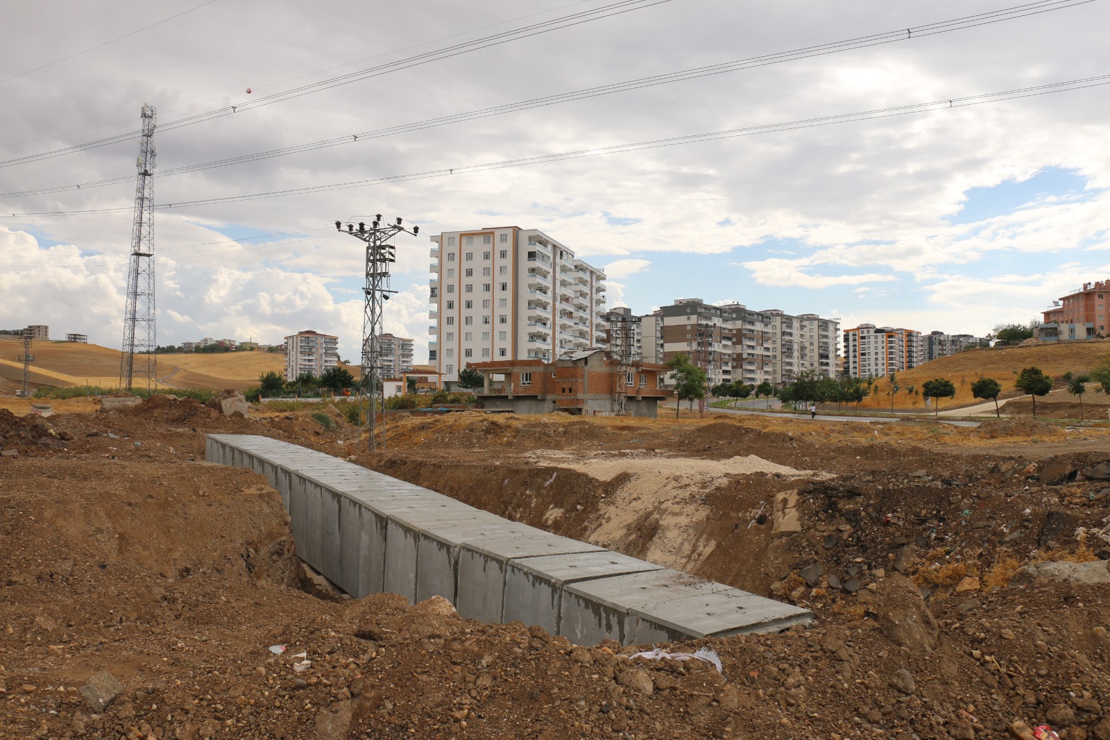 Yağmur suyu hattı kışa hazırlandı