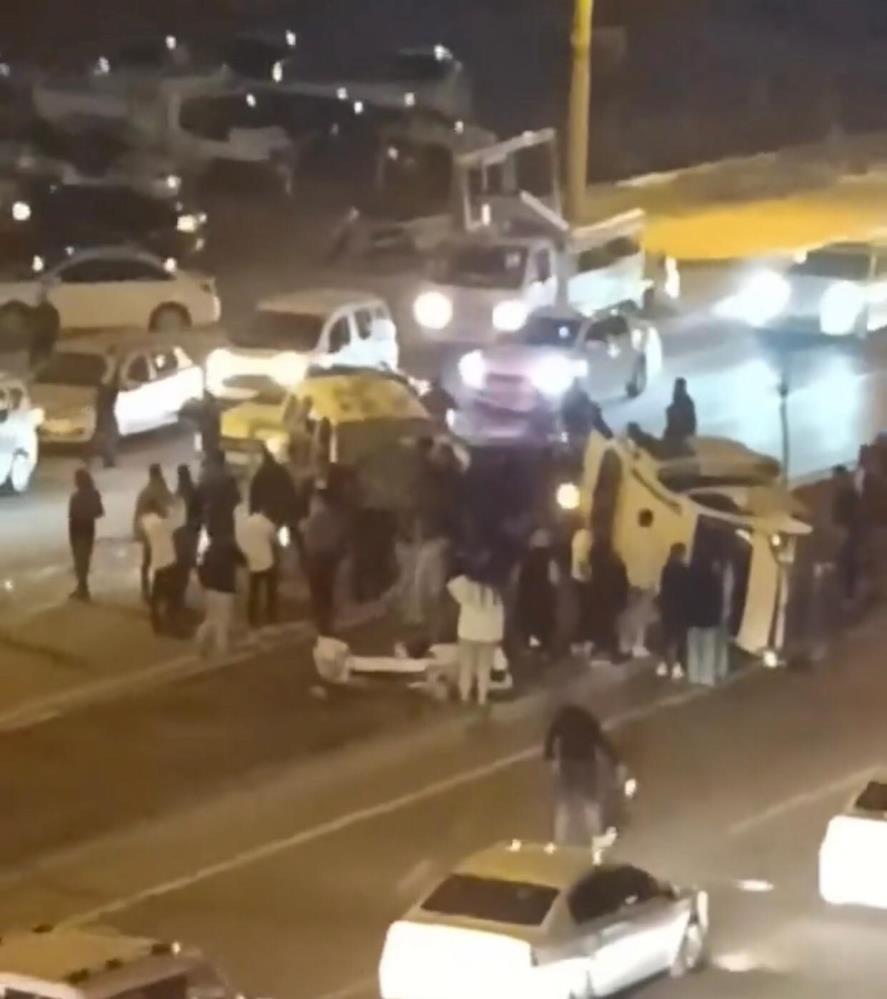 Çevreyolunda zincirleme kaza