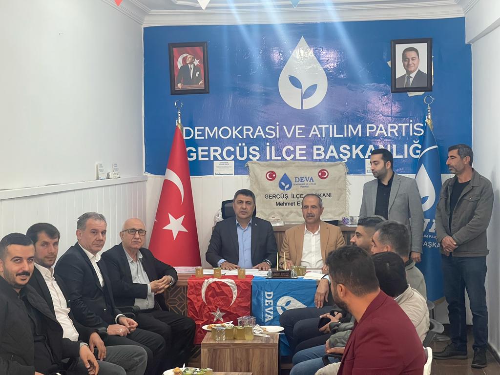 DEVA Gercüş’te kongreye gitti