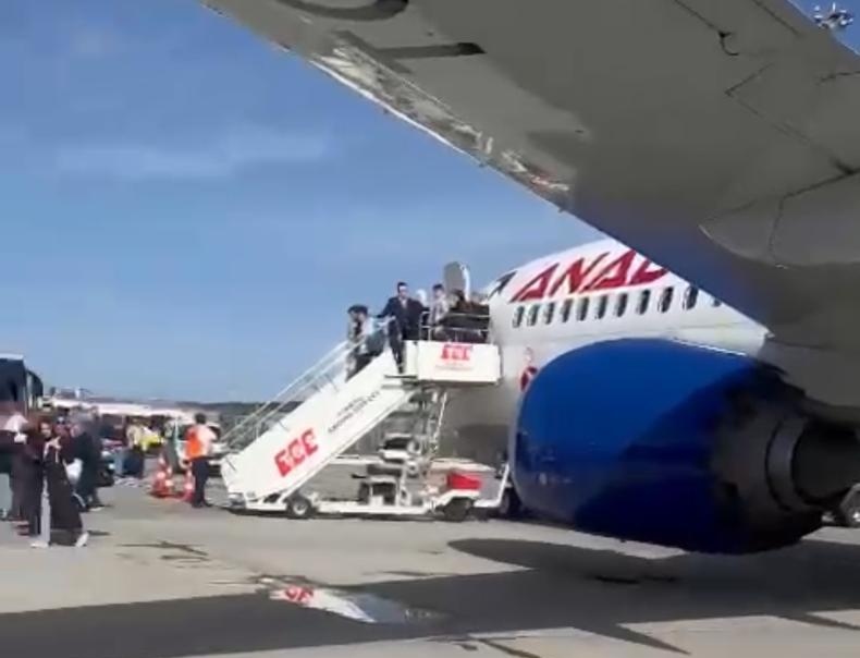 Uçakta bomba dedikodusu…