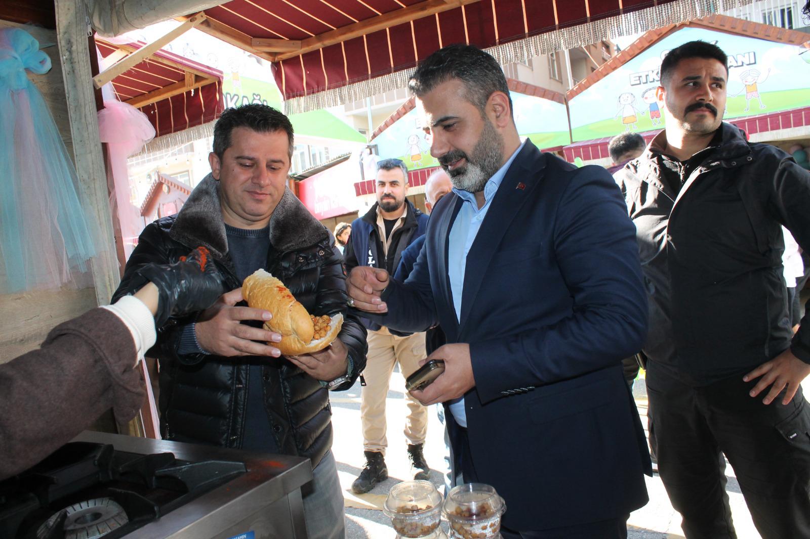 MHP’li Çetin, Gastronomi festivalindeydi