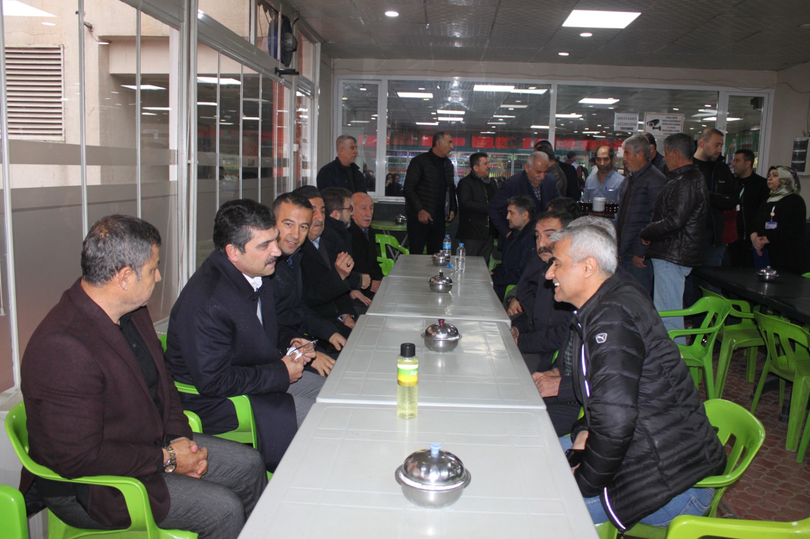 Hasta yakınlarını ziyaret etti