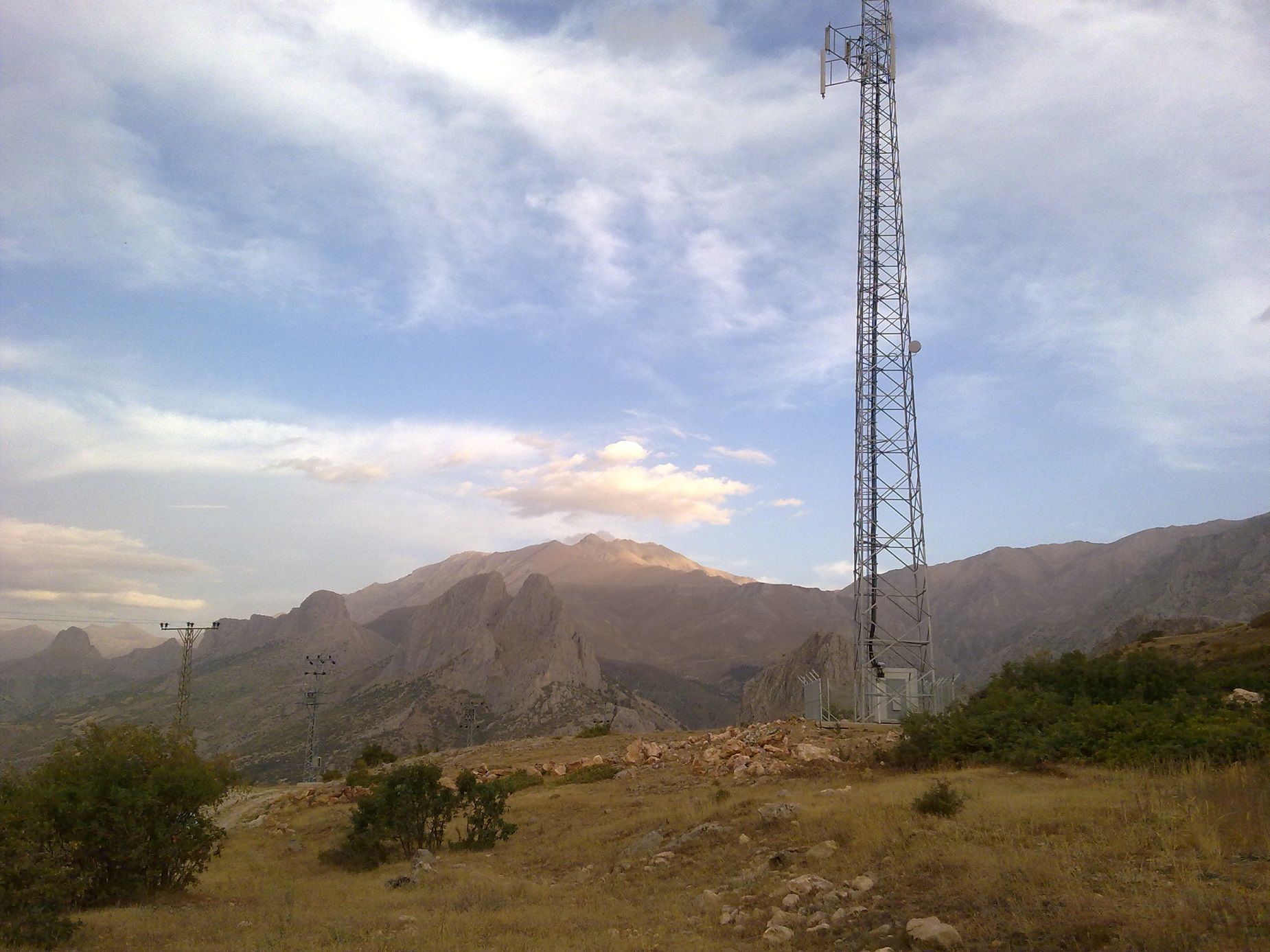 Kayıklı köyüne baz istasyonu