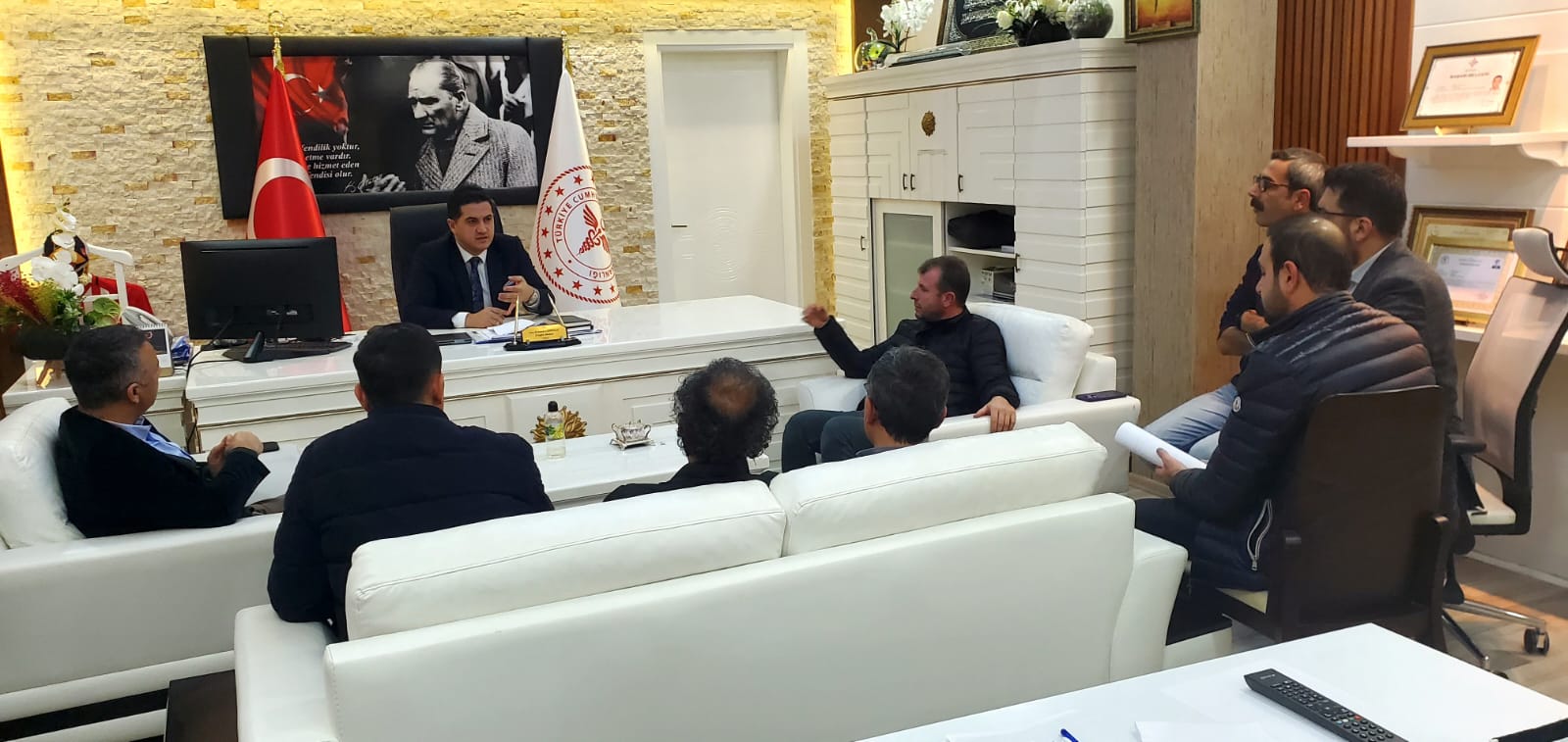 Onkoloji merkez inşaatı değerlendirildi