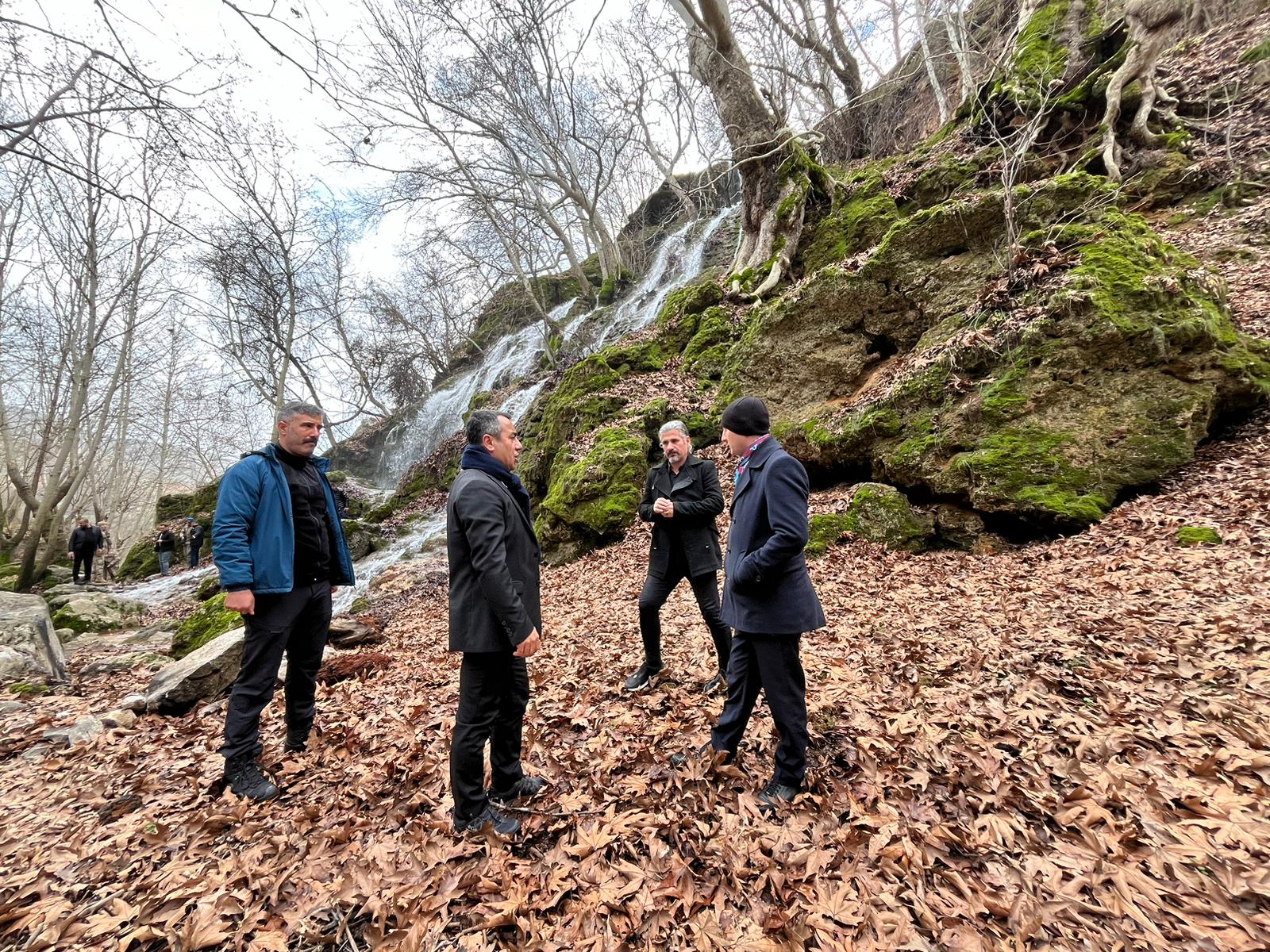 Ayngebire şelalesi turizme kazandırılıyor