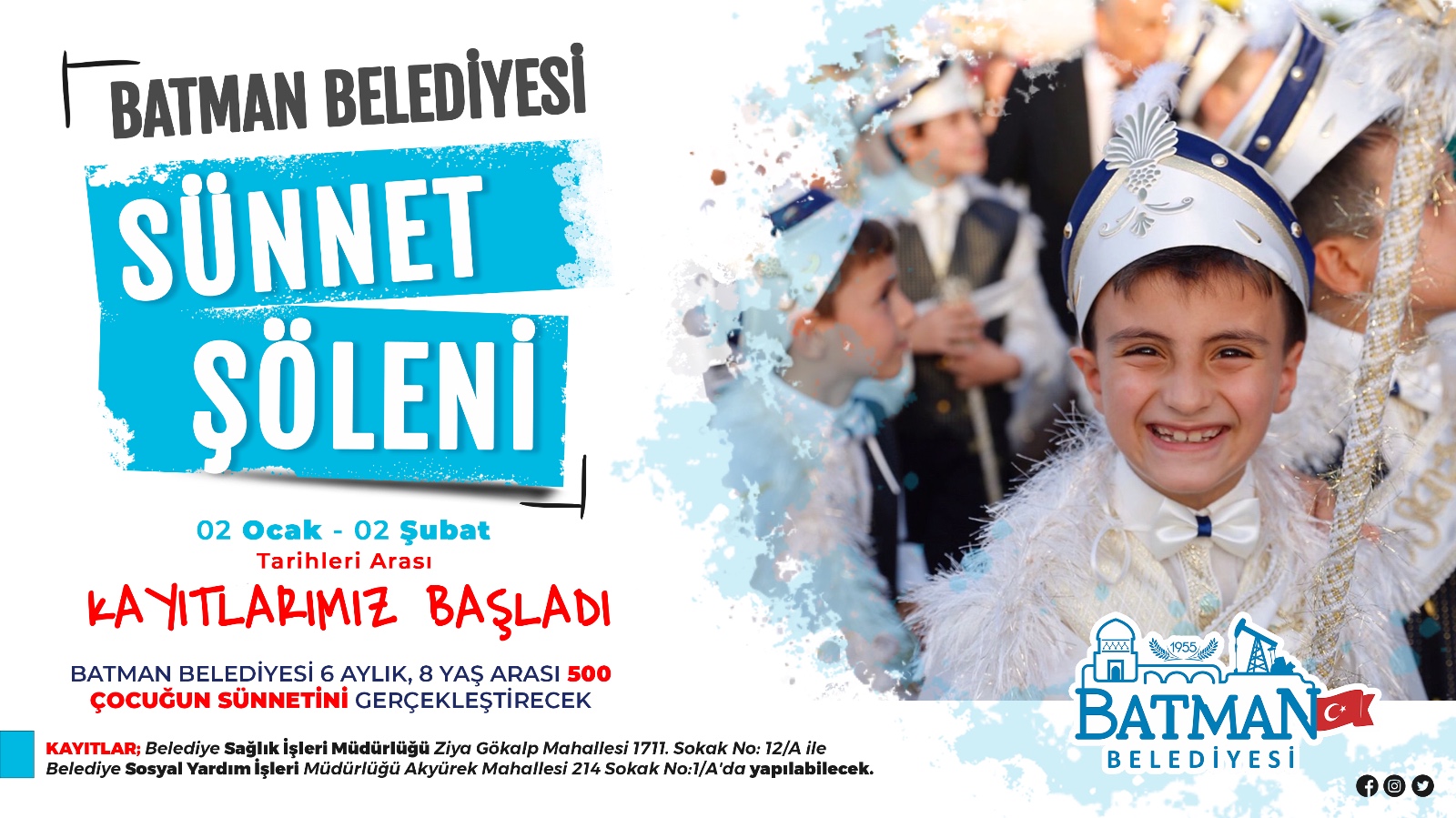 Büyük sünnet şöleni başlıyor