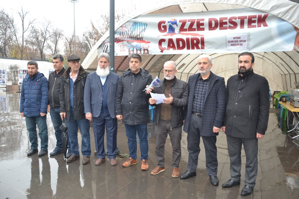 Gazze’ye destek çadırı