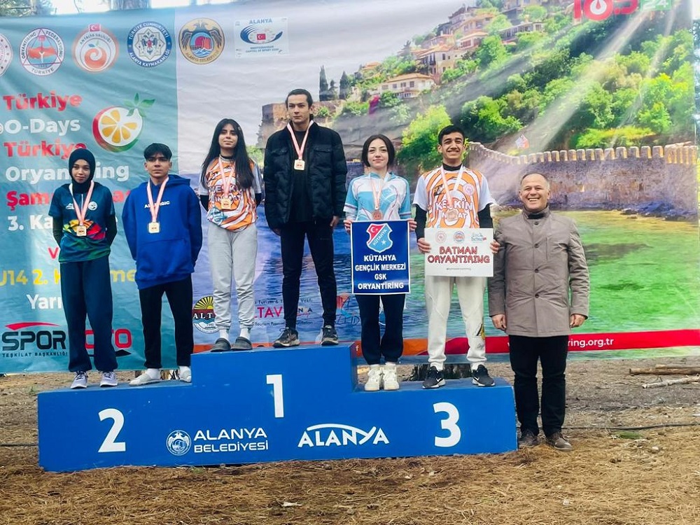 Oryantiringte Türkiye dereceleri geldi