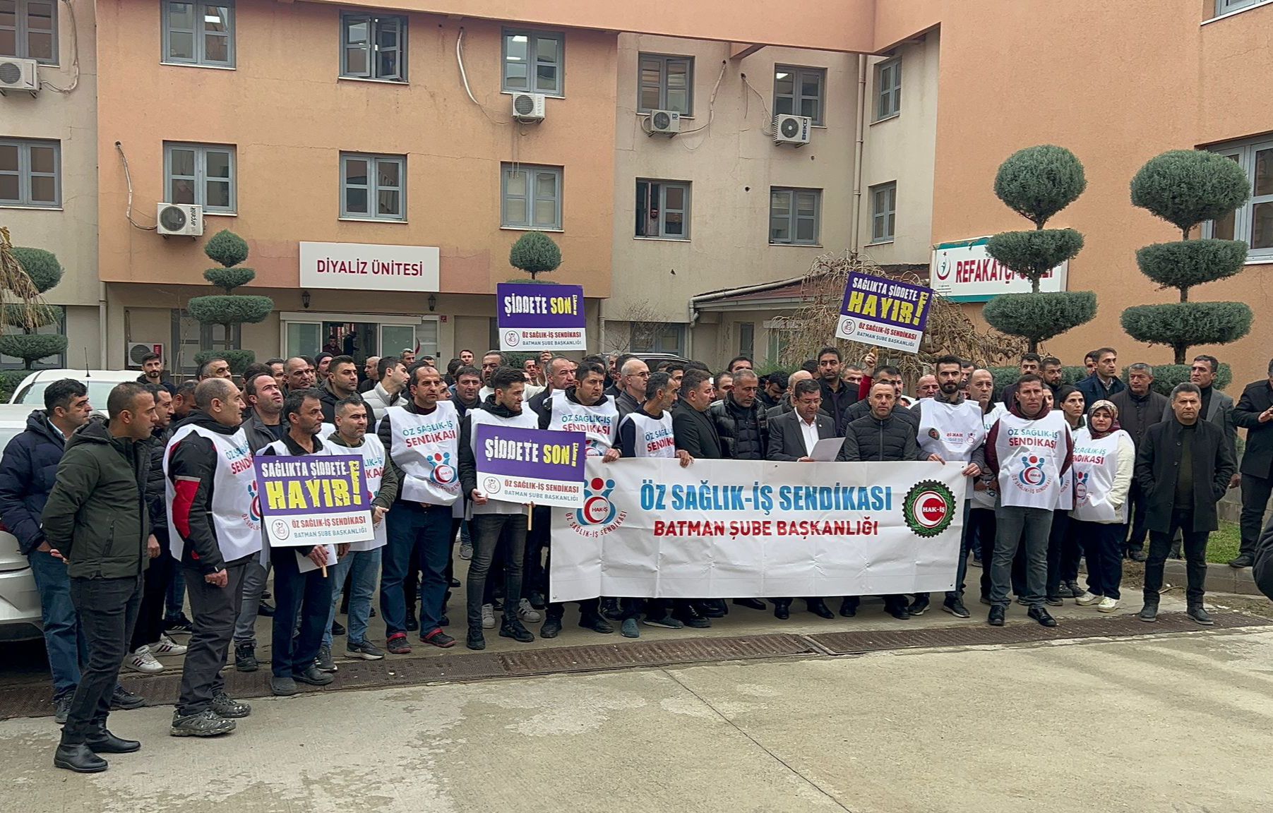 “Sağlıkta şiddet sona ermeli”