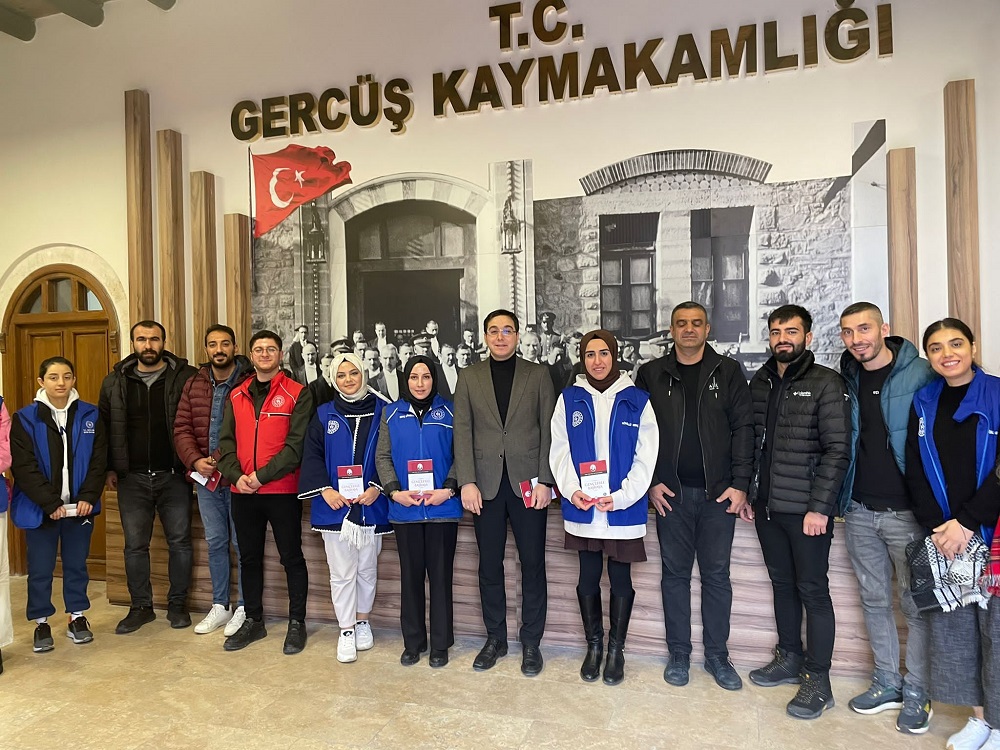 Üniversiteli gençlerden Gercüş’e ziyaret