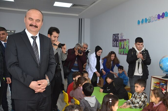 6 Derslikli anaokulu açıldı