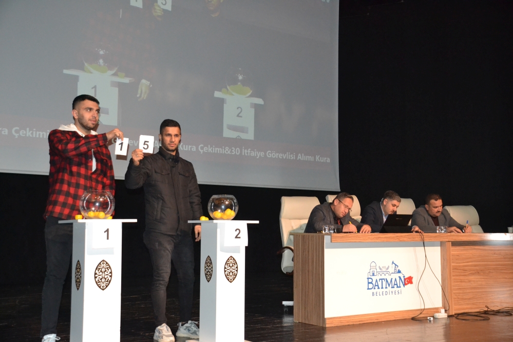 60 İşçi kurayla belirlendi