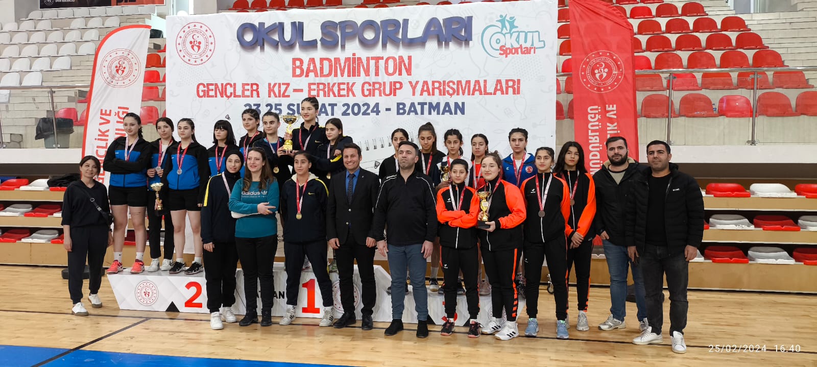 Badminton müsabakaları sona erdi