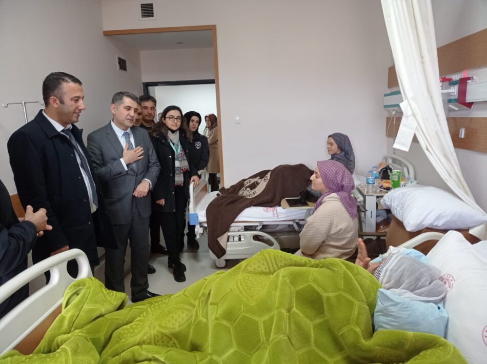 CEYLAN VE GÜR’DEN HASTALARA MORAL ZİYARETİ