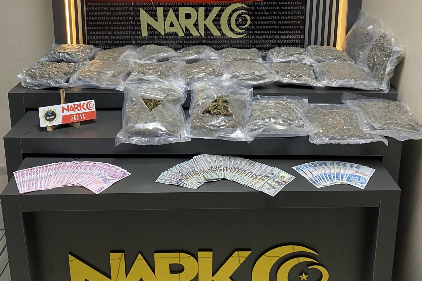 11 Kilogram uyuşturucu ele geçirildi