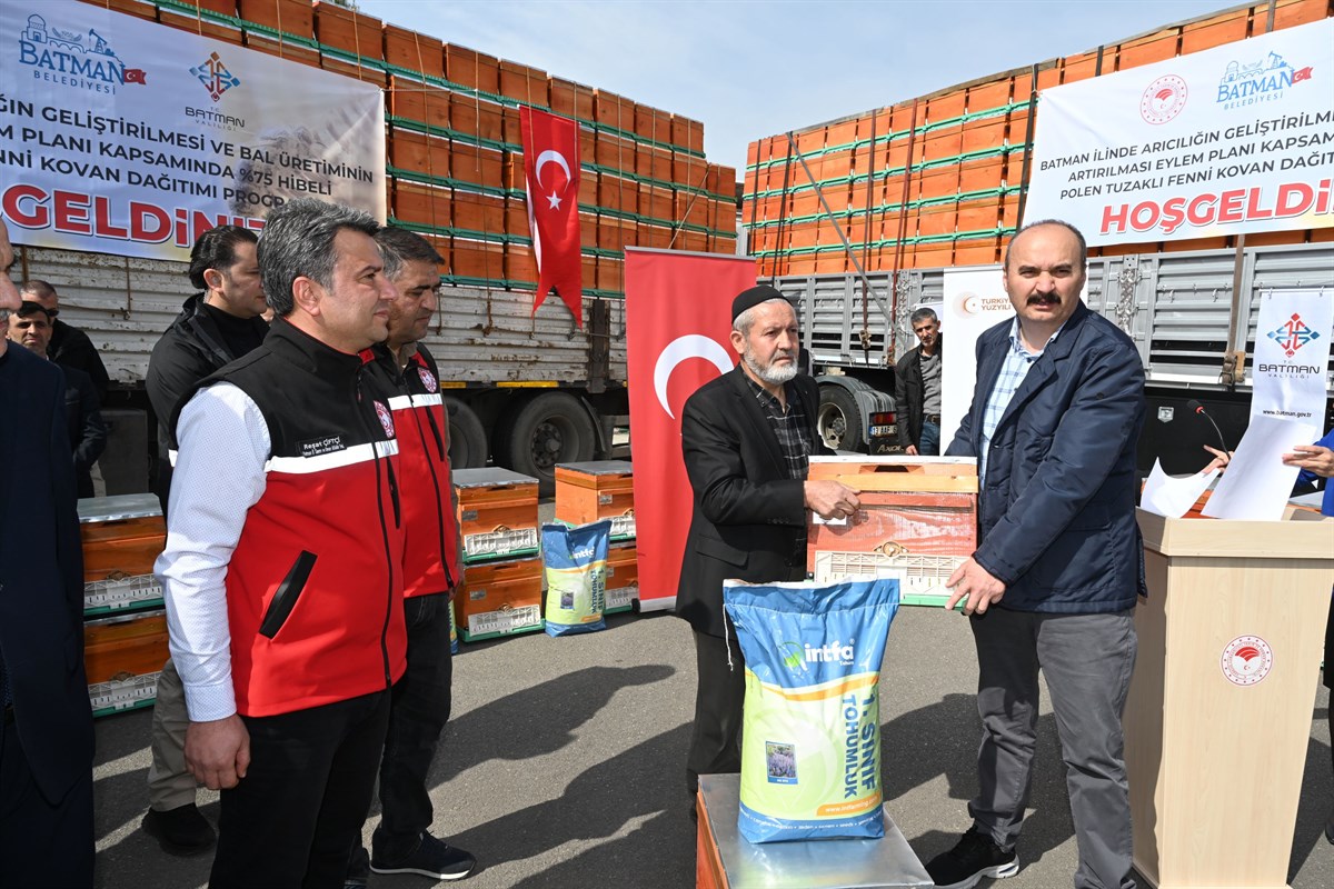 Arıcılara 4 bin kovan dağıtıldı