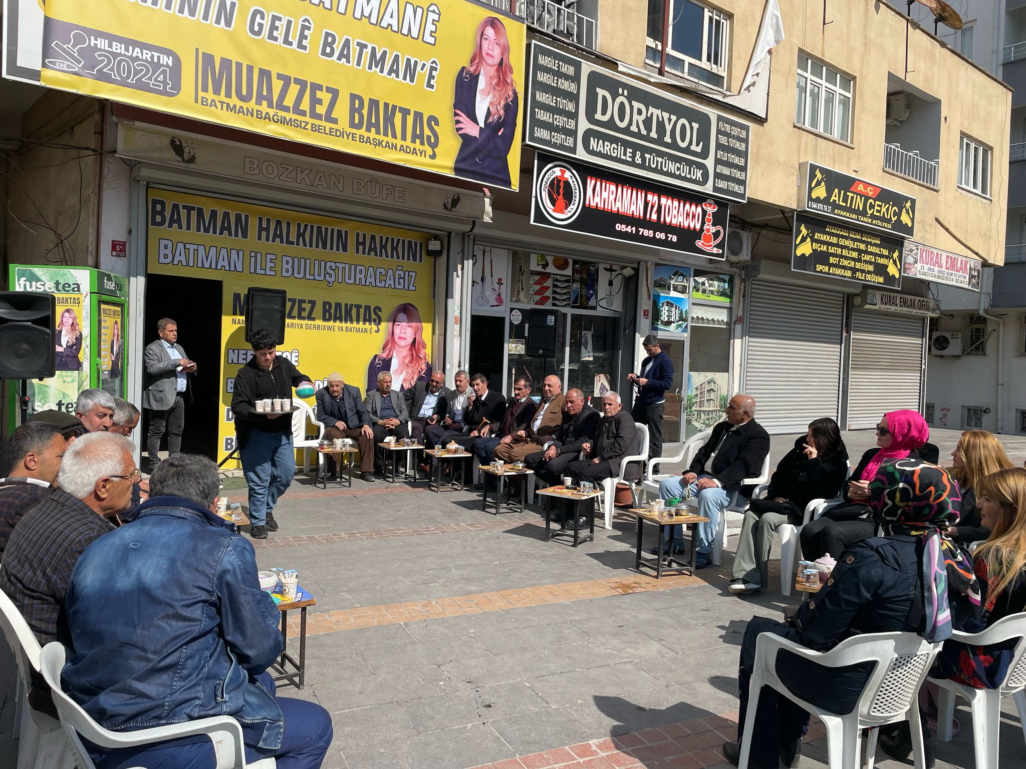 Bağımsız aday Baktaş’tan lokal açılışı