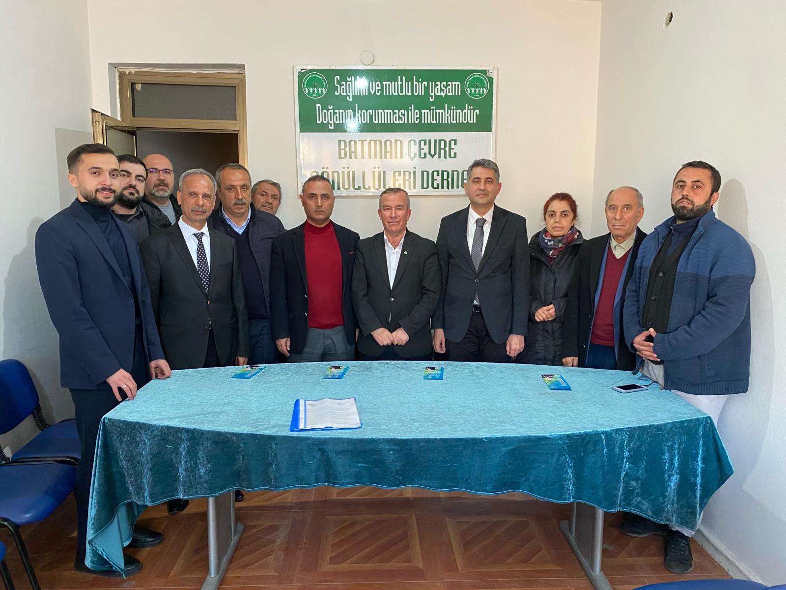 Çevrecilere ‘yeşil kuşak’ projesini tanıttı