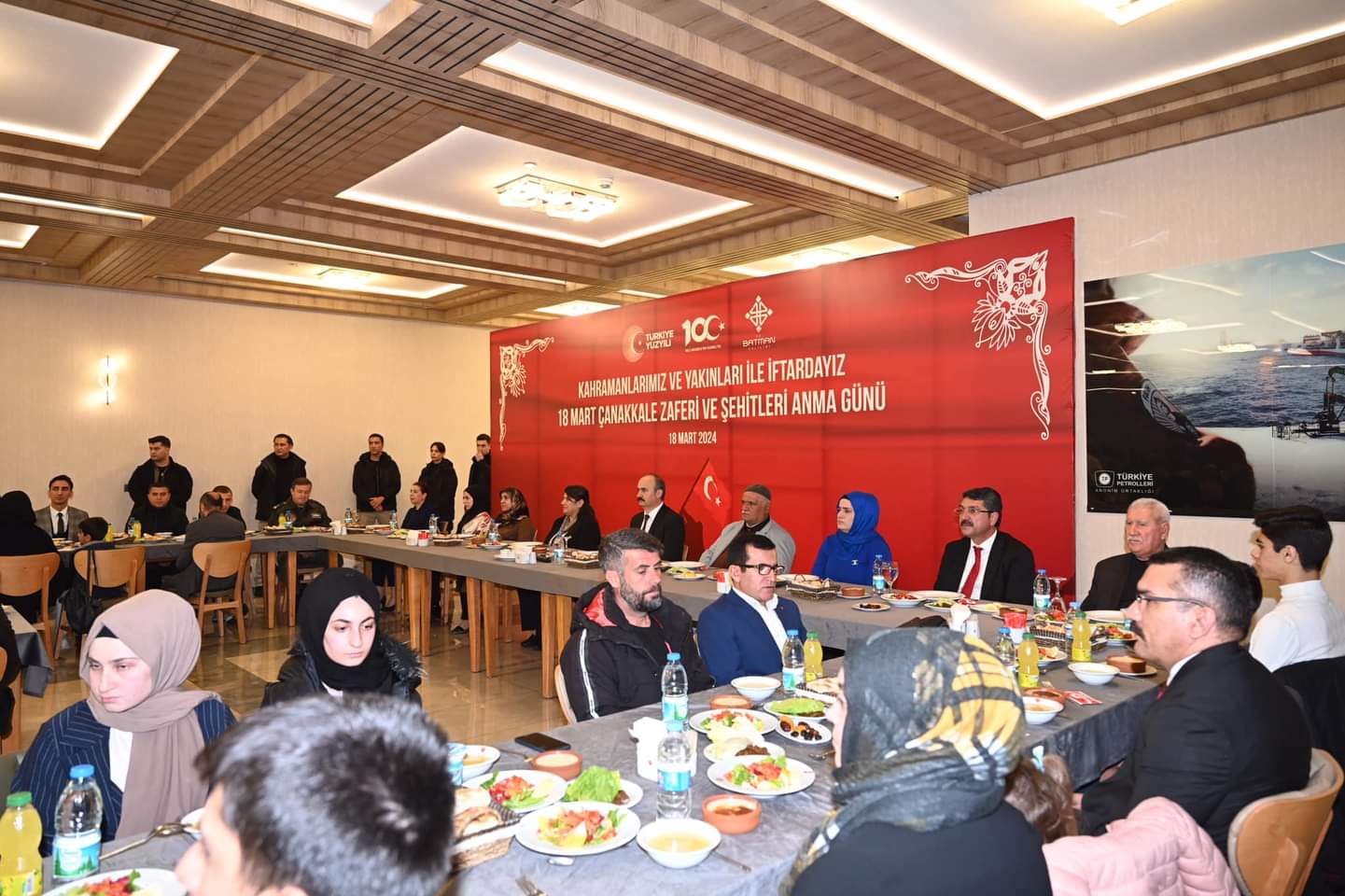 Şehit yakınları iftar yemeğinde buluştu