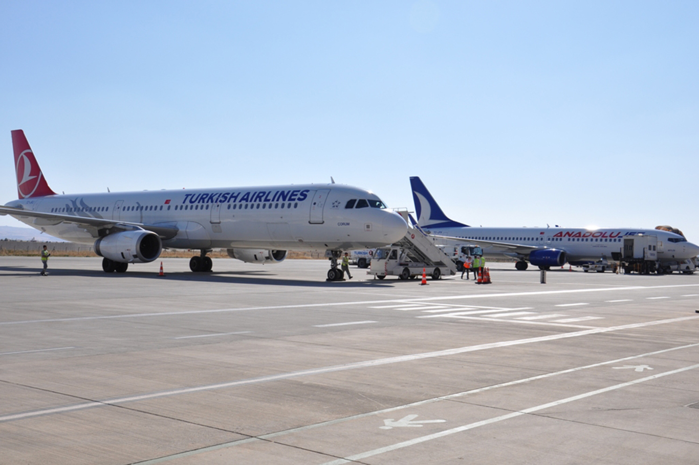 45 Bin kişi uçakla seyahat etti