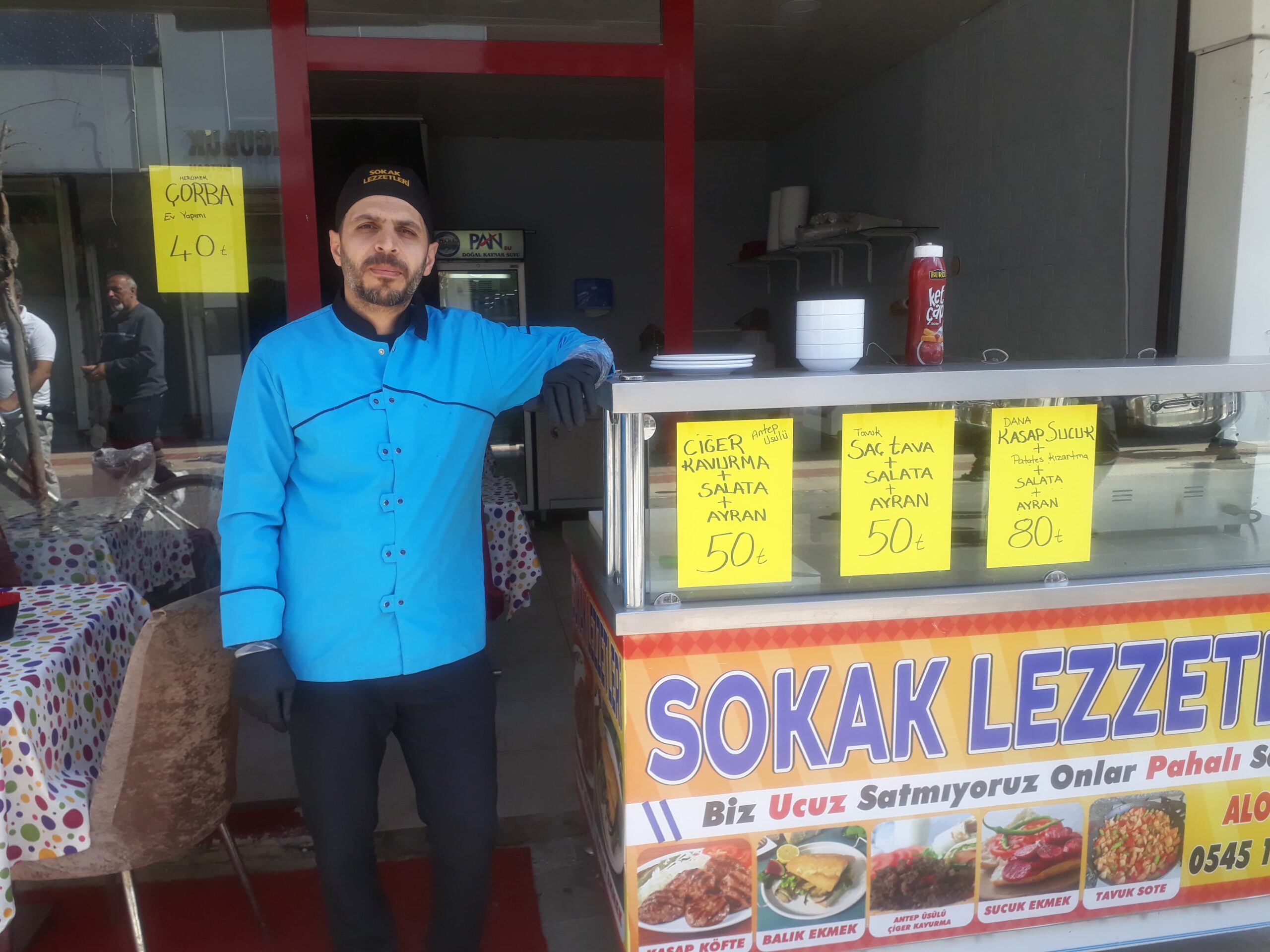 Antep usulü ciğer kavurma Batman’da