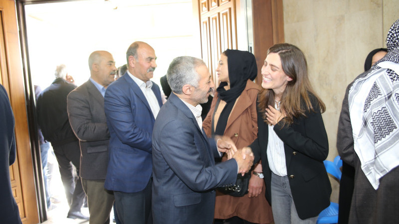 Belediyede coşkulu bayramlaşma