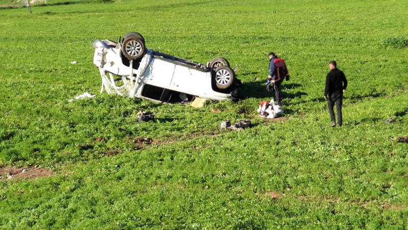 Hasankeyf yolunda kaza