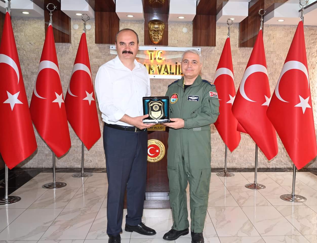 Tuğgeneral Kaplan’dan, Canalp’e ziyaret