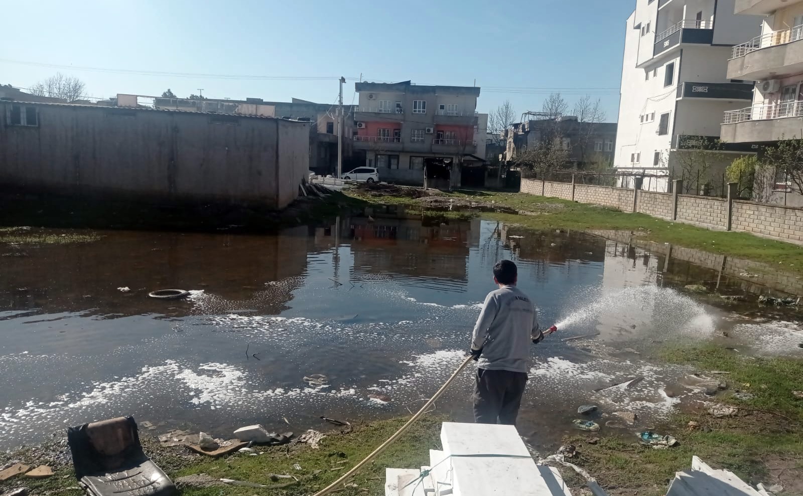 45 Mahallede ilaçlama çalışması