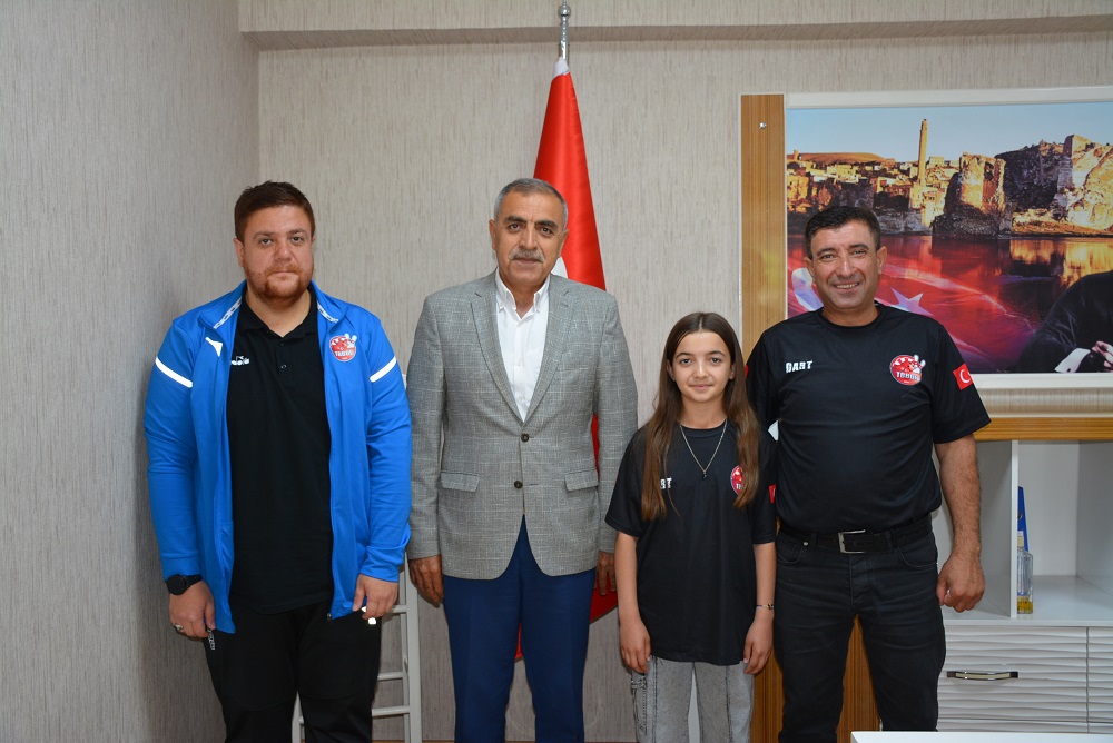 Başarılı sporcudan Özperk’e ziyaret