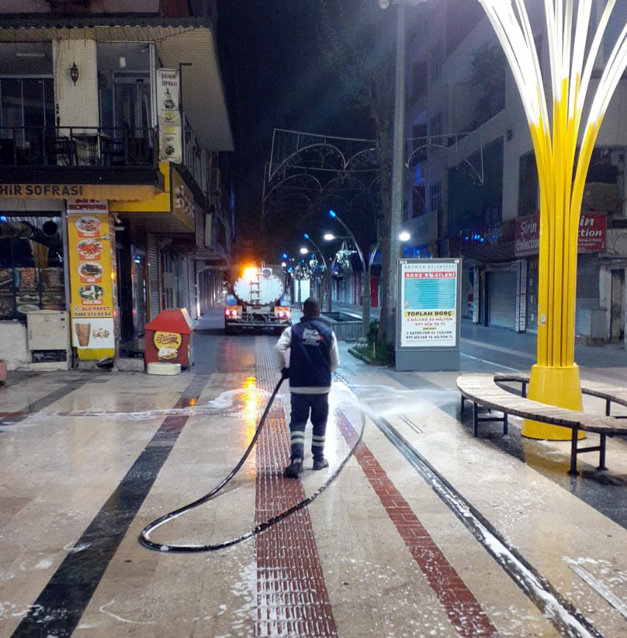 Cadde ve sokaklar artık daha temiz