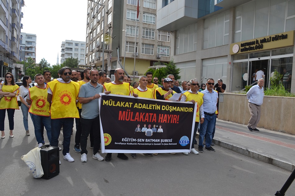 “Üyelerimiz mülakatta eleniyor”