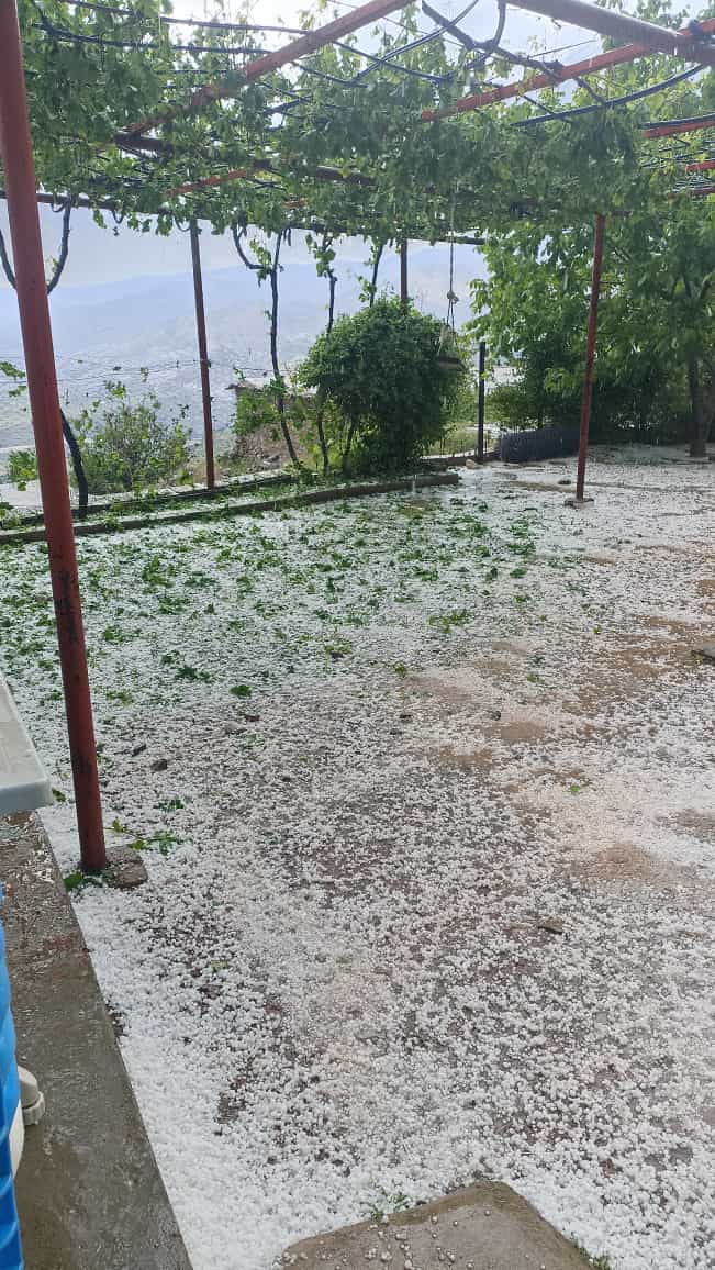 Dolu yağışı tarım ürünlerine zarar verdi!